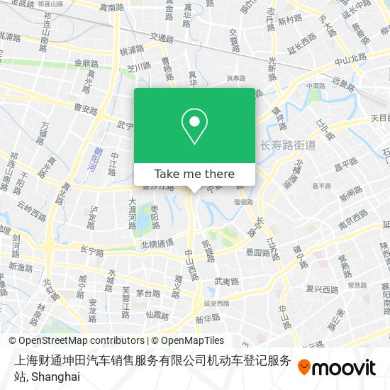 上海财通坤田汽车销售服务有限公司机动车登记服务站 map