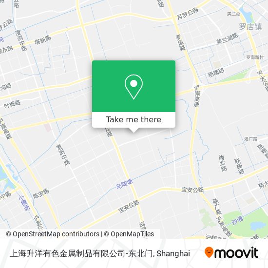 上海升洋有色金属制品有限公司-东北门 map
