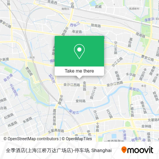 全季酒店(上海江桥万达广场店)-停车场 map