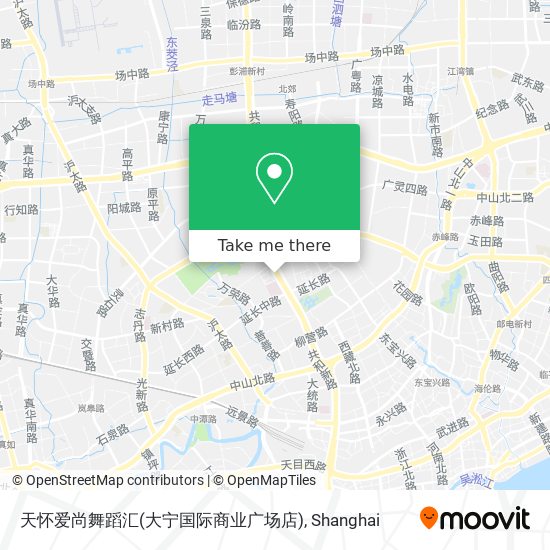 天怀爱尚舞蹈汇(大宁国际商业广场店) map