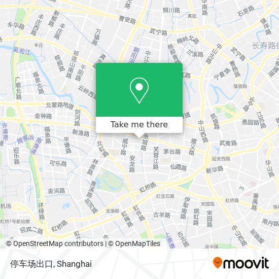 停车场出口 map
