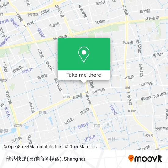韵达快递(兴维商务楼西) map