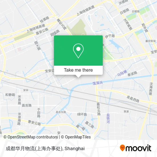 成都华月物流(上海办事处) map