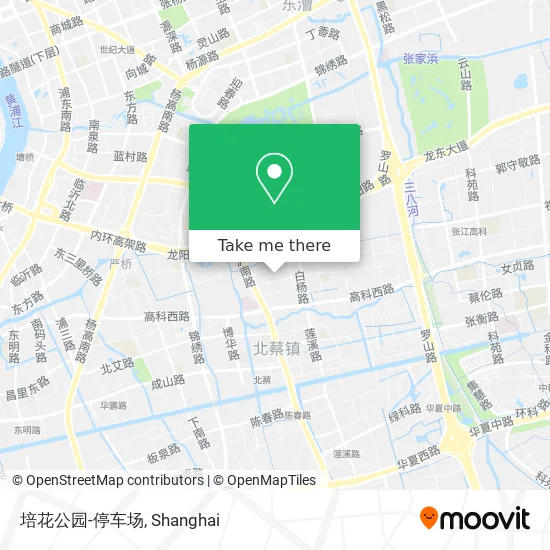 培花公园-停车场 map