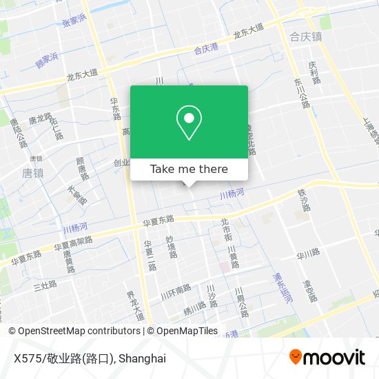 X575/敬业路(路口) map