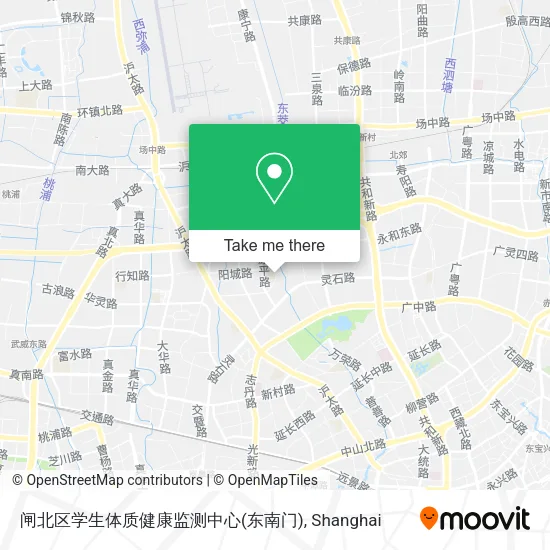 闸北区学生体质健康监测中心(东南门) map
