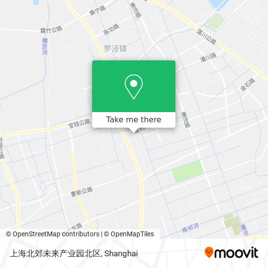 上海北郊未来产业园北区 map