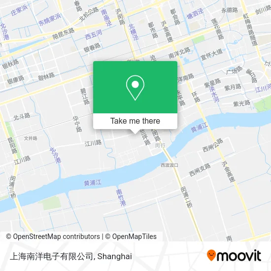 上海南洋电子有限公司 map