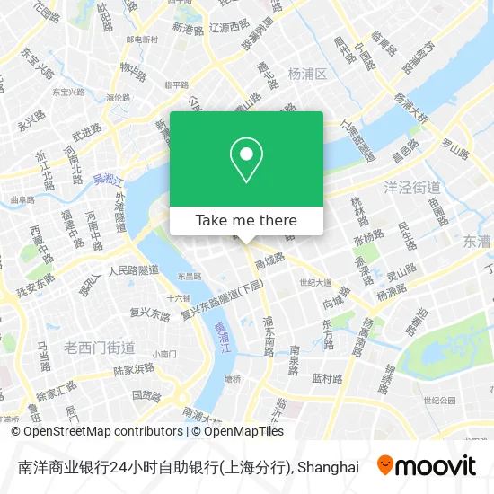 南洋商业银行24小时自助银行(上海分行) map