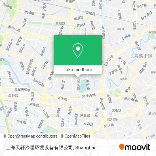 上海天轩冷暖环境设备有限公司 map