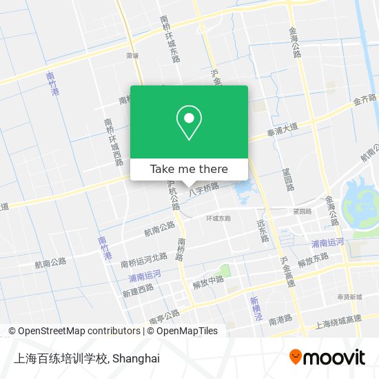 上海百练培训学校 map