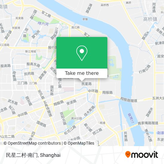 民星二村-南门 map