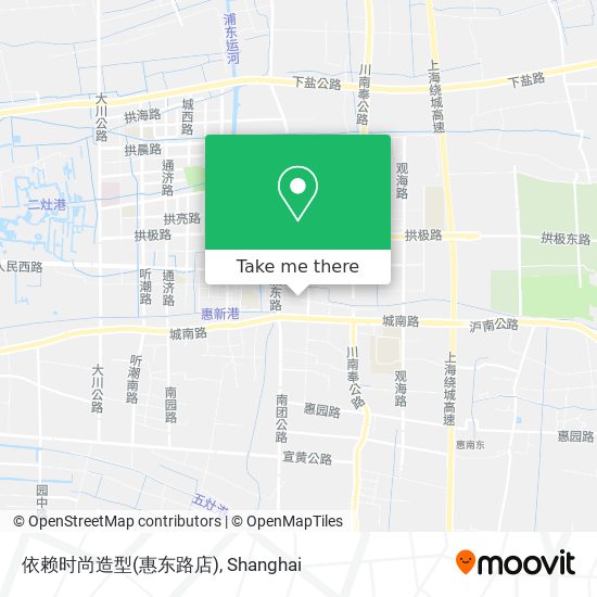 依赖时尚造型(惠东路店) map