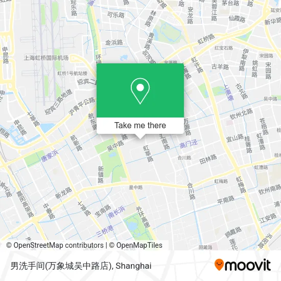 男洗手间(万象城吴中路店) map