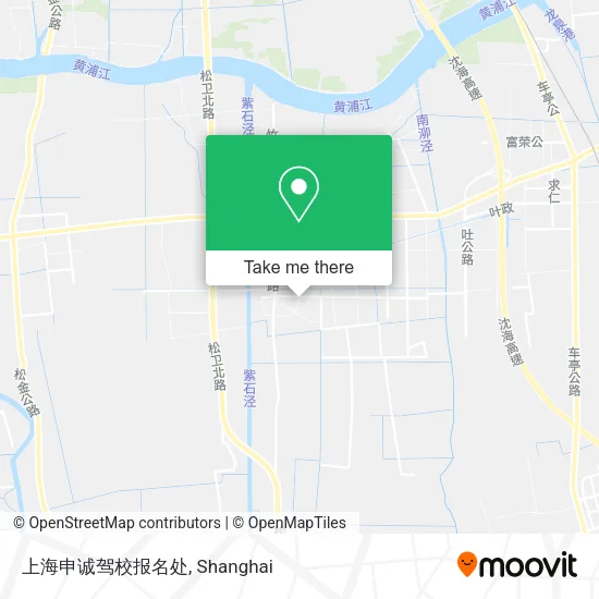 上海申诚驾校报名处 map