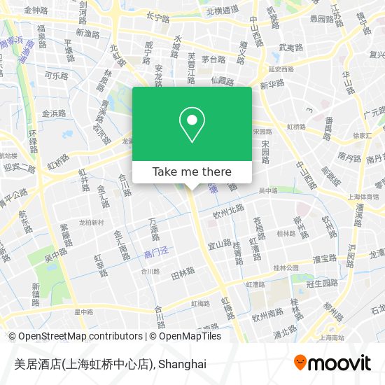 美居酒店(上海虹桥中心店) map