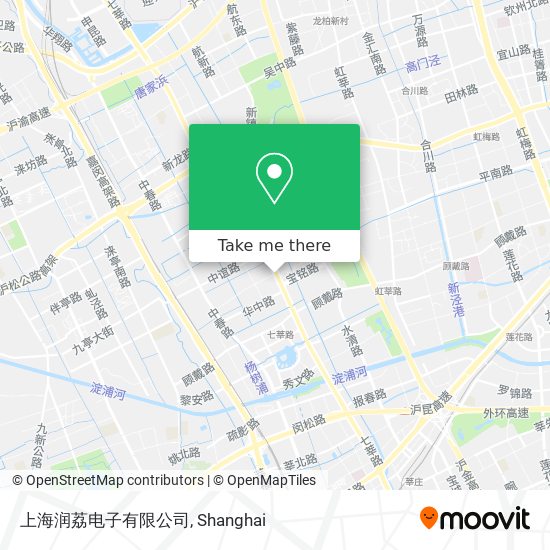 上海润荔电子有限公司 map