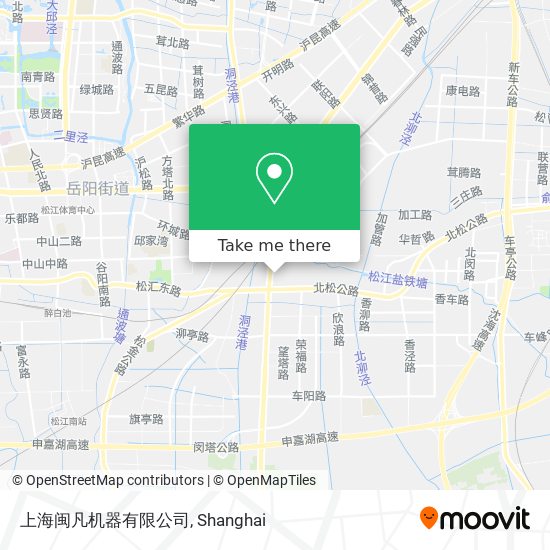 上海闽凡机器有限公司 map