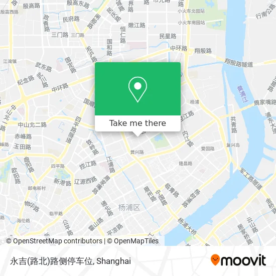 永吉(路北)路侧停车位 map