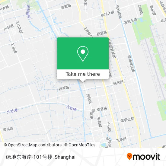 绿地东海岸-101号楼 map