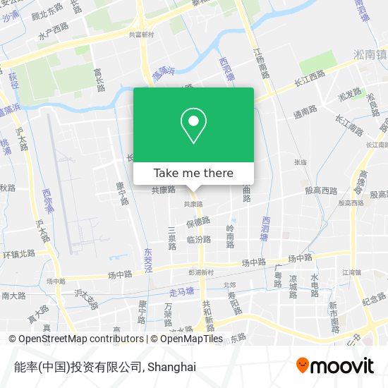 能率(中国)投资有限公司 map