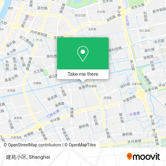 建苑小区 map