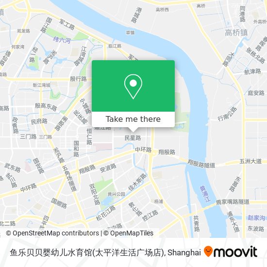 鱼乐贝贝婴幼儿水育馆(太平洋生活广场店) map