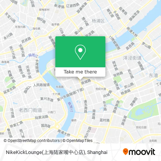 NikeKickLounge(上海陆家嘴中心店) map