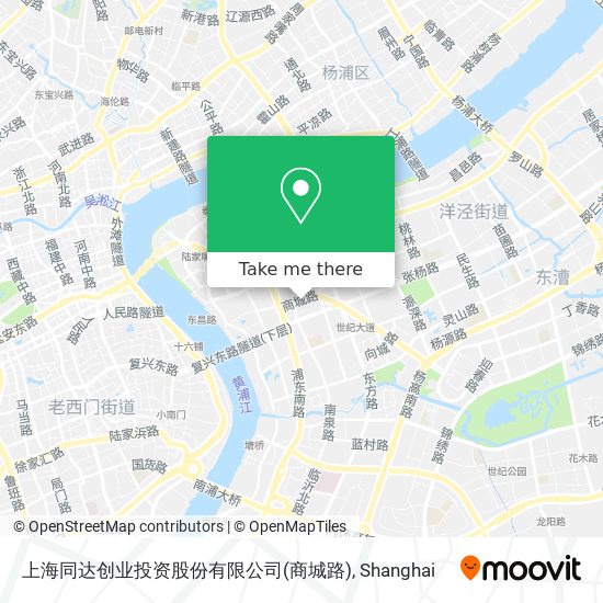 上海同达创业投资股份有限公司(商城路) map