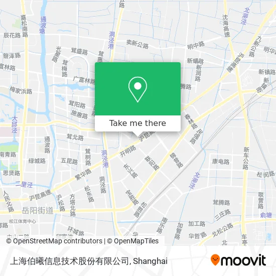 上海伯曦信息技术股份有限公司 map