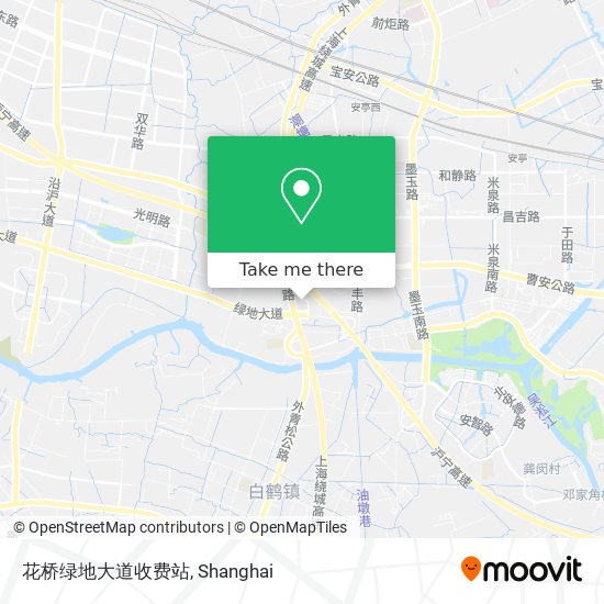 花桥绿地大道收费站 map