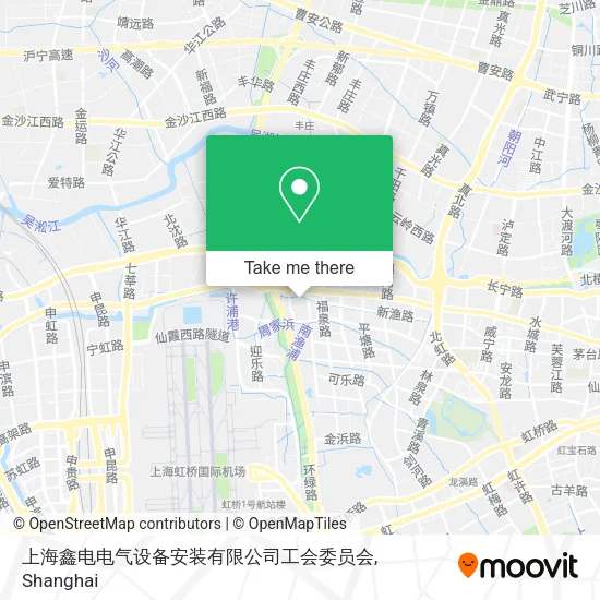 上海鑫电电气设备安装有限公司工会委员会 map