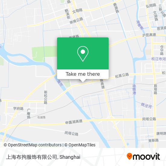 上海布拘服饰有限公司 map