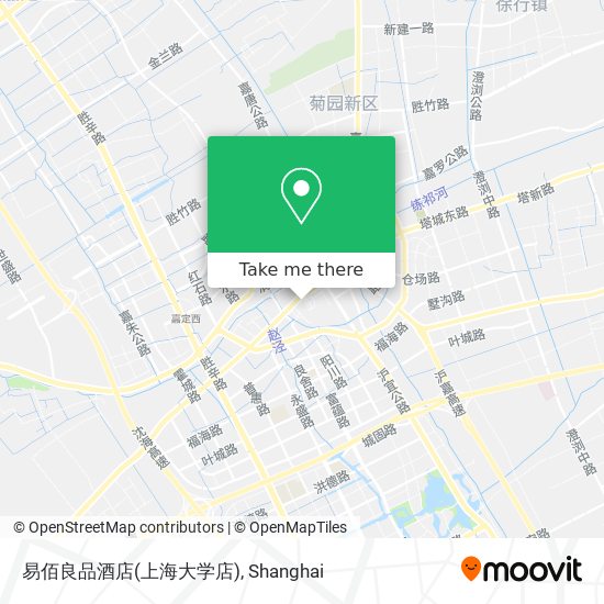 易佰良品酒店(上海大学店) map