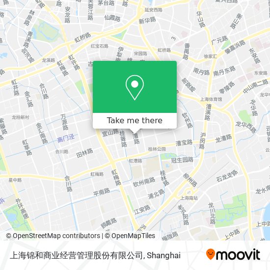 上海锦和商业经营管理股份有限公司 map