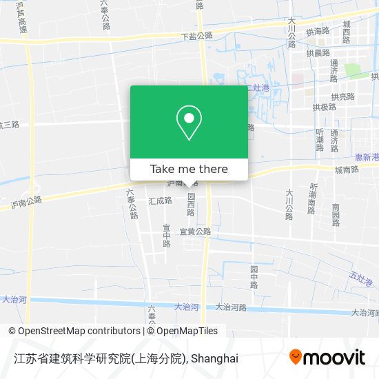 江苏省建筑科学研究院(上海分院) map