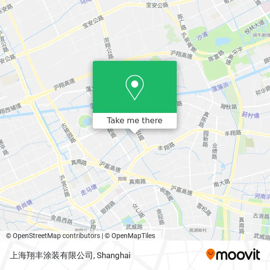 上海翔丰涂装有限公司 map
