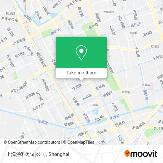 上海涂料粉刷公司 map
