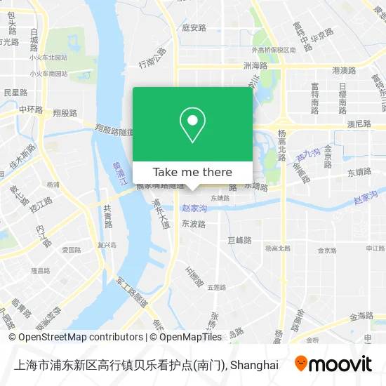 上海市浦东新区高行镇贝乐看护点(南门) map