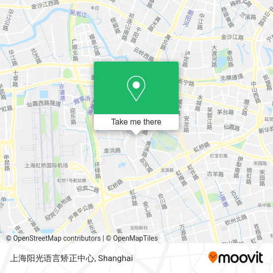 上海阳光语言矫正中心 map