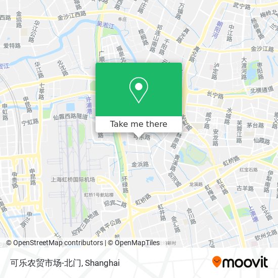 可乐农贸市场-北门 map