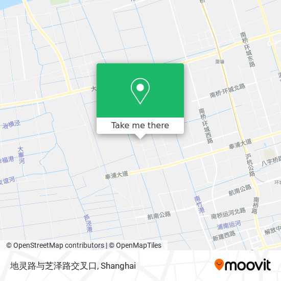 地灵路与芝泽路交叉口 map