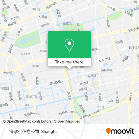上海挈引信息公司 map