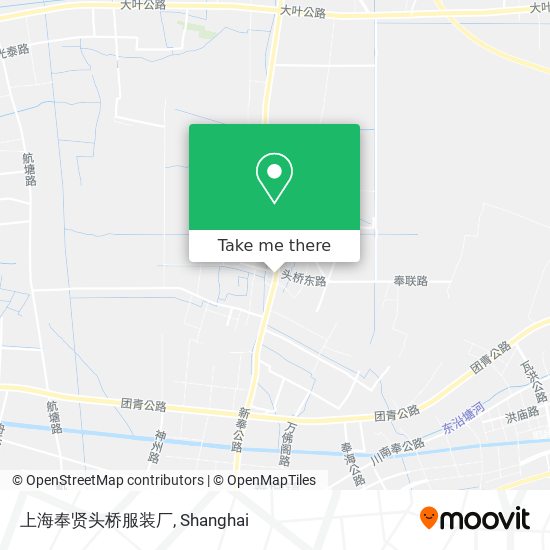 上海奉贤头桥服装厂 map