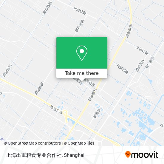 上海出重粮食专业合作社 map