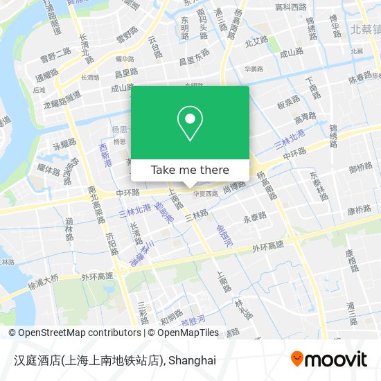 汉庭酒店(上海上南地铁站店) map