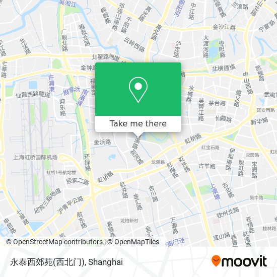 永泰西郊苑(西北门) map