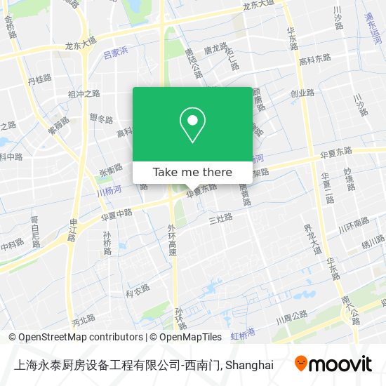 上海永泰厨房设备工程有限公司-西南门 map