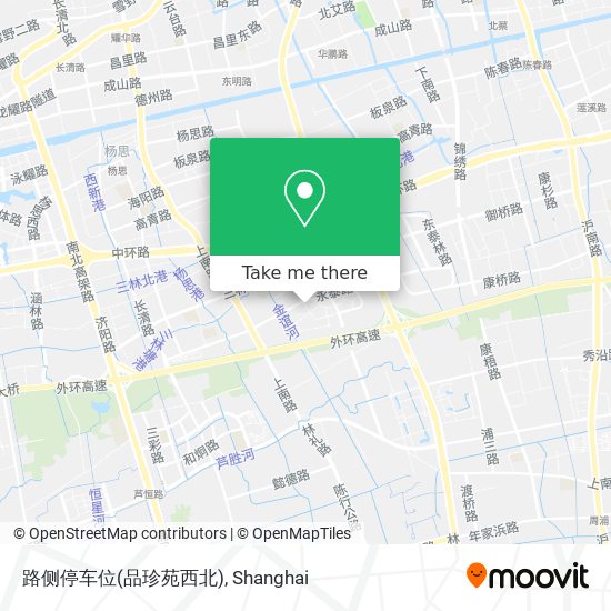 路侧停车位(品珍苑西北) map
