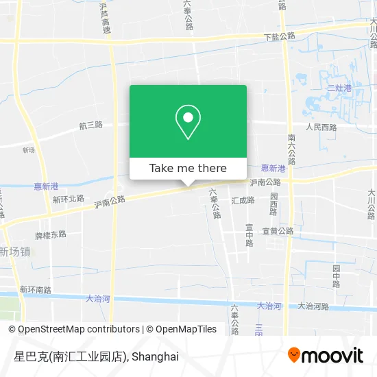 星巴克(南汇工业园店) map